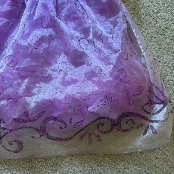 Rapunzel Dress Disney Store Sz 5/6 Purple Land World Cruise Bibbidi Bobbidi - Picture 3 of 9